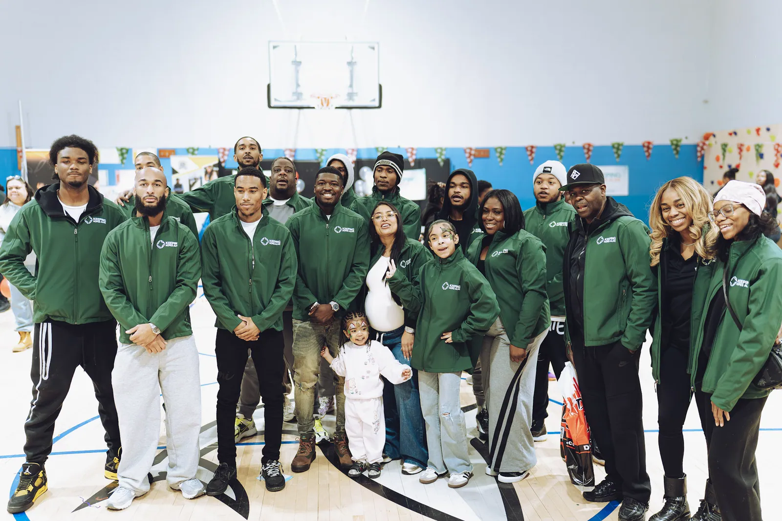 The Keeping Hopes Alive team together at a holiday community event
